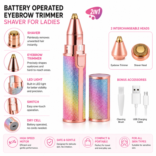 Rechargeable Eyebrow Trimmer