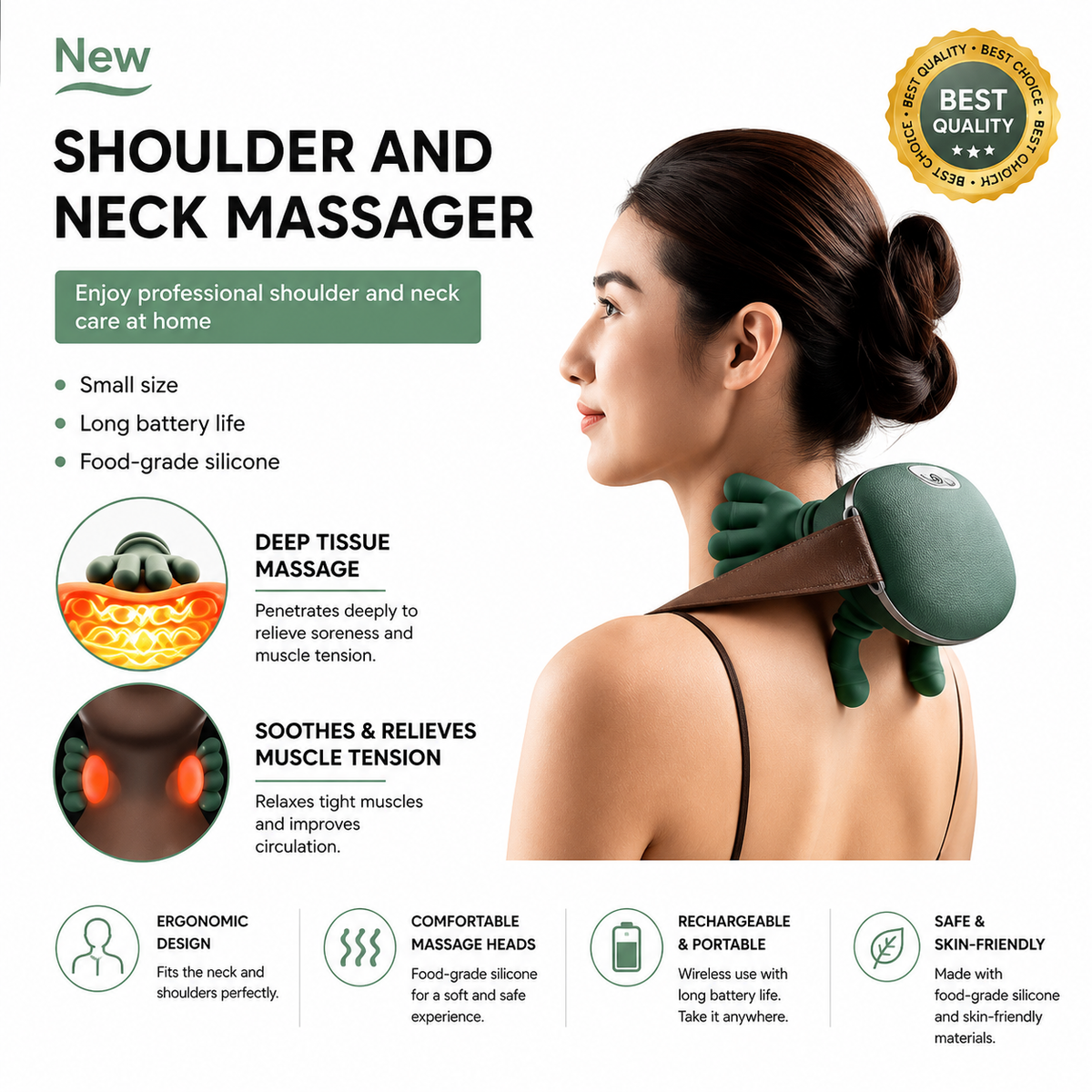 Portable Shoulder & Neck Massager