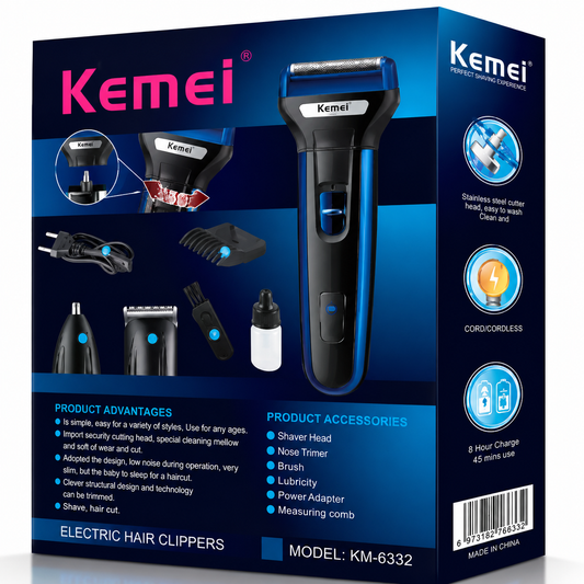 Kemei Rechargeable Electric Shaver