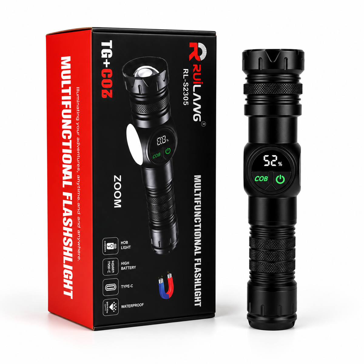 Rechargeable LED Tactical Flashlight